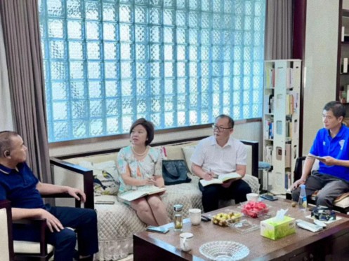 【中心動態】EDP中心齊玲博主任一行赴江西省贛萍商會走訪交流